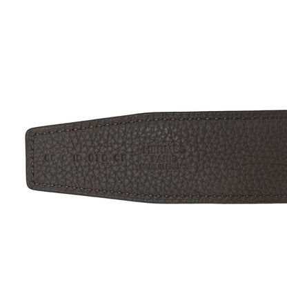 Hermes Box Togo 32mm H Belt 85 Black Etain 5 of 7