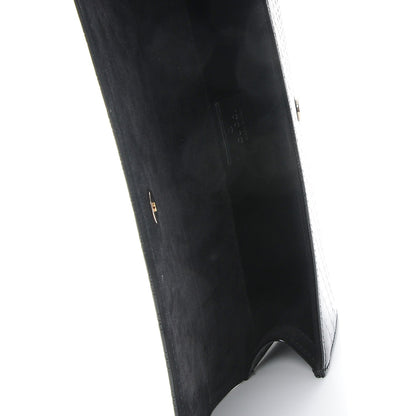 Gucci Patent Microguccissima Small Broadway Clutch Black 5 of 8