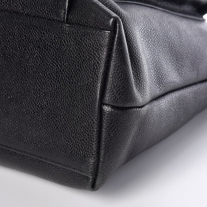 Chanel Caviar Flap Shoulder Bag Black 12 of 17