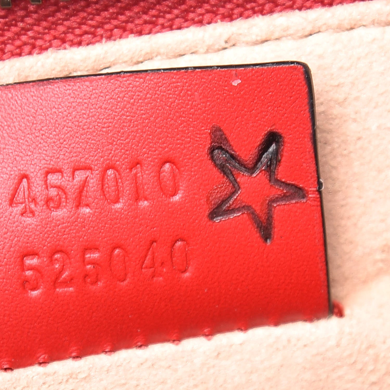 Gucci Calfskin GucciGhost Hamlet Skull Zip Pouch Hibiscus Red