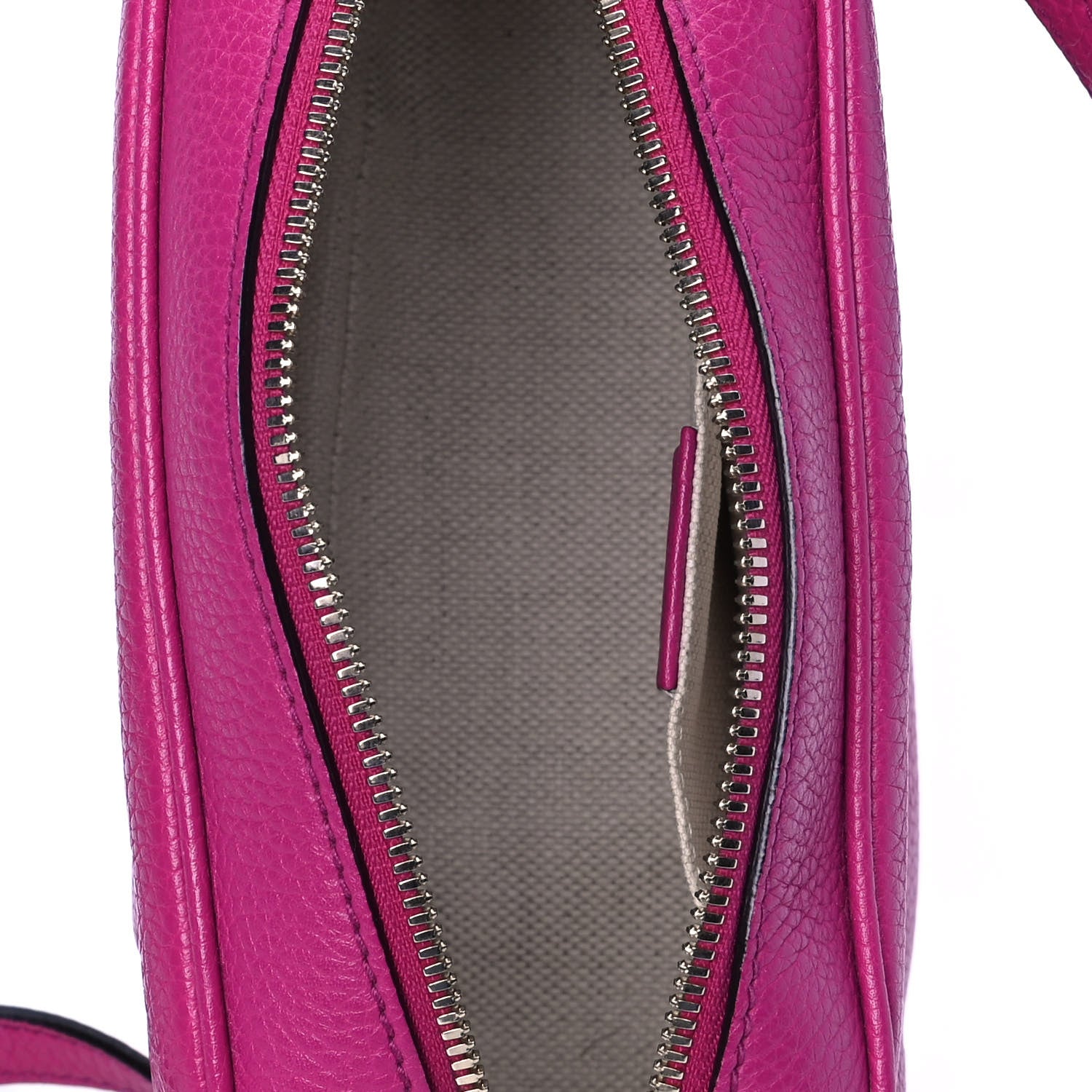Gucci Cellarius Calfskin Small Soho Disco Bag Bright Bouganville 4 of 4