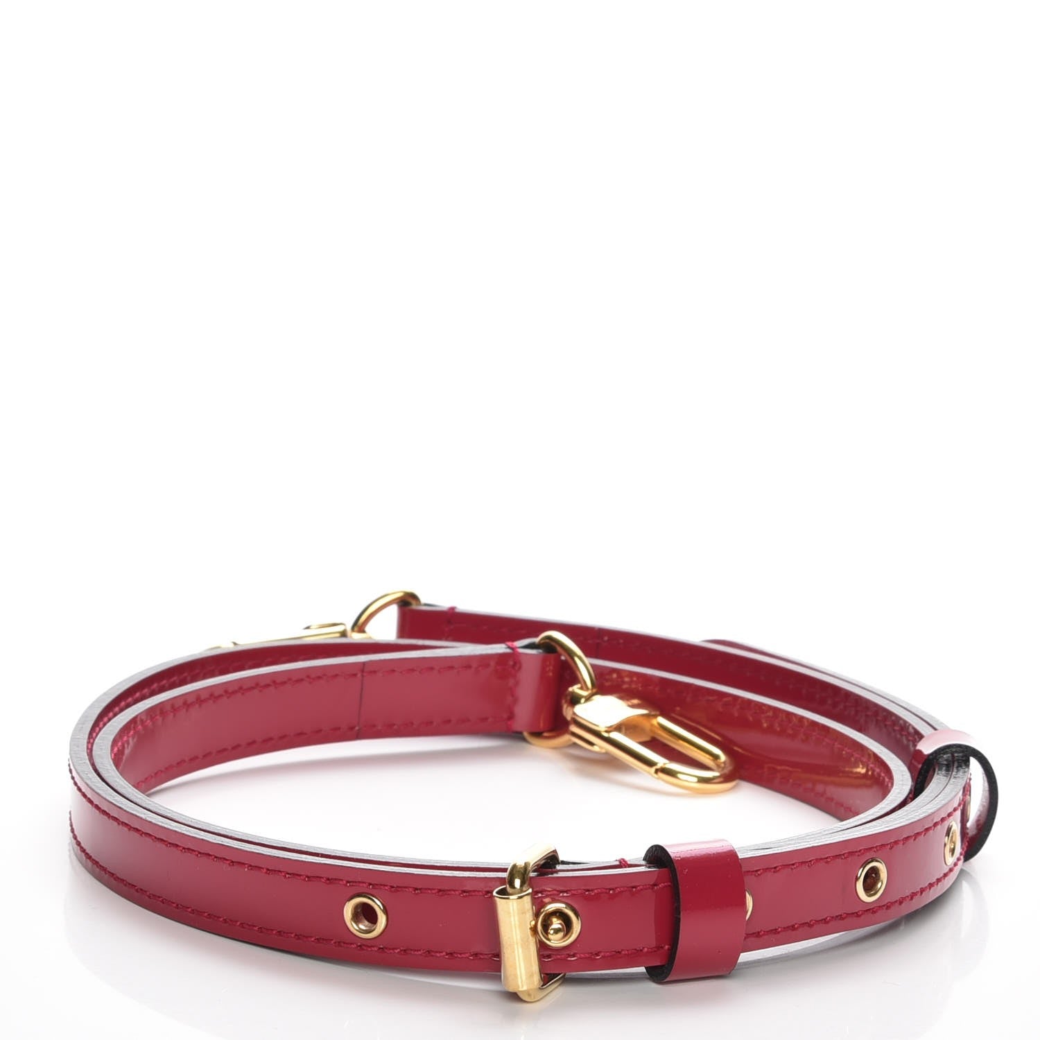 Louis Vuitton Patent 16mm Adjustable Shoulder Strap Rose Indien 2 of 5