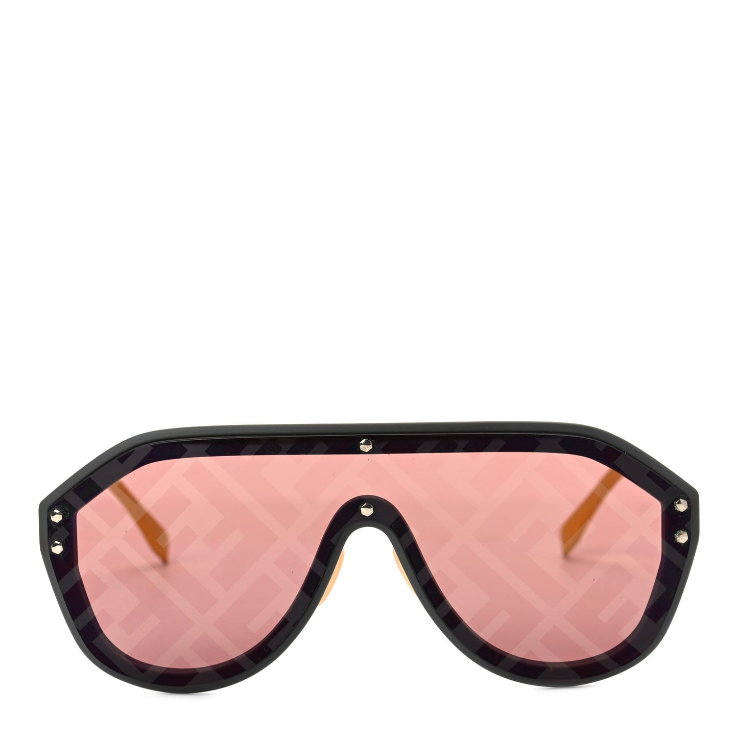 FF Fabulous Shield Sunglasses FF M0039/G/S Grey Yellow