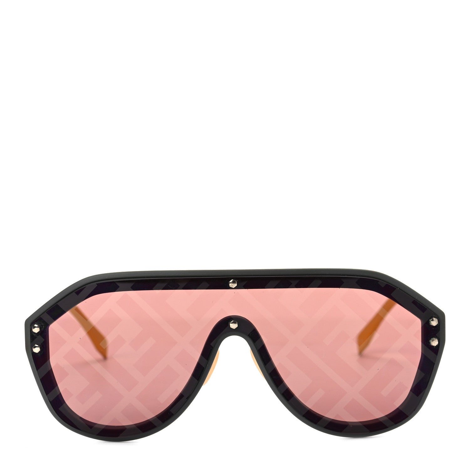 Fendi FF Fabulous Shield Sunglasses FF M0039/G/S Grey Yellow 2 of 7