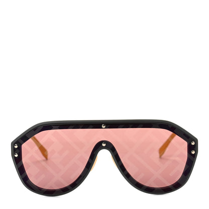 Fendi FF Fabulous Shield Sunglasses FF M0039/G/S Grey Yellow 2 of 7