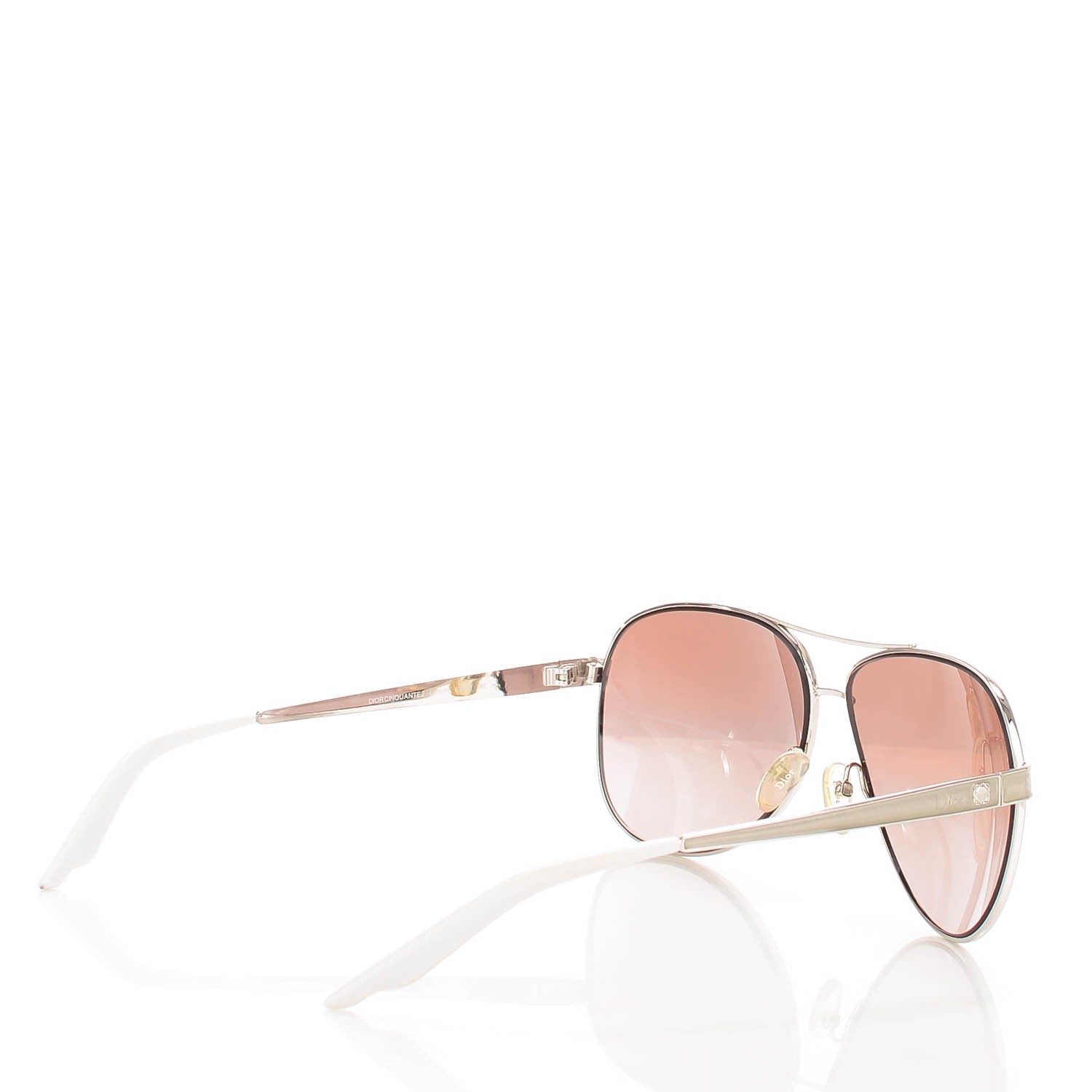 Christian Dior Cinquante 2 Aviator Sunglasses Silver 3 of 6