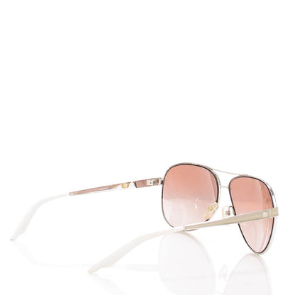 Christian Dior Cinquante 2 Aviator Sunglasses Silver 3 of 6