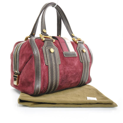 Gucci Suede Aviatrix Medium Boston 3 of 9