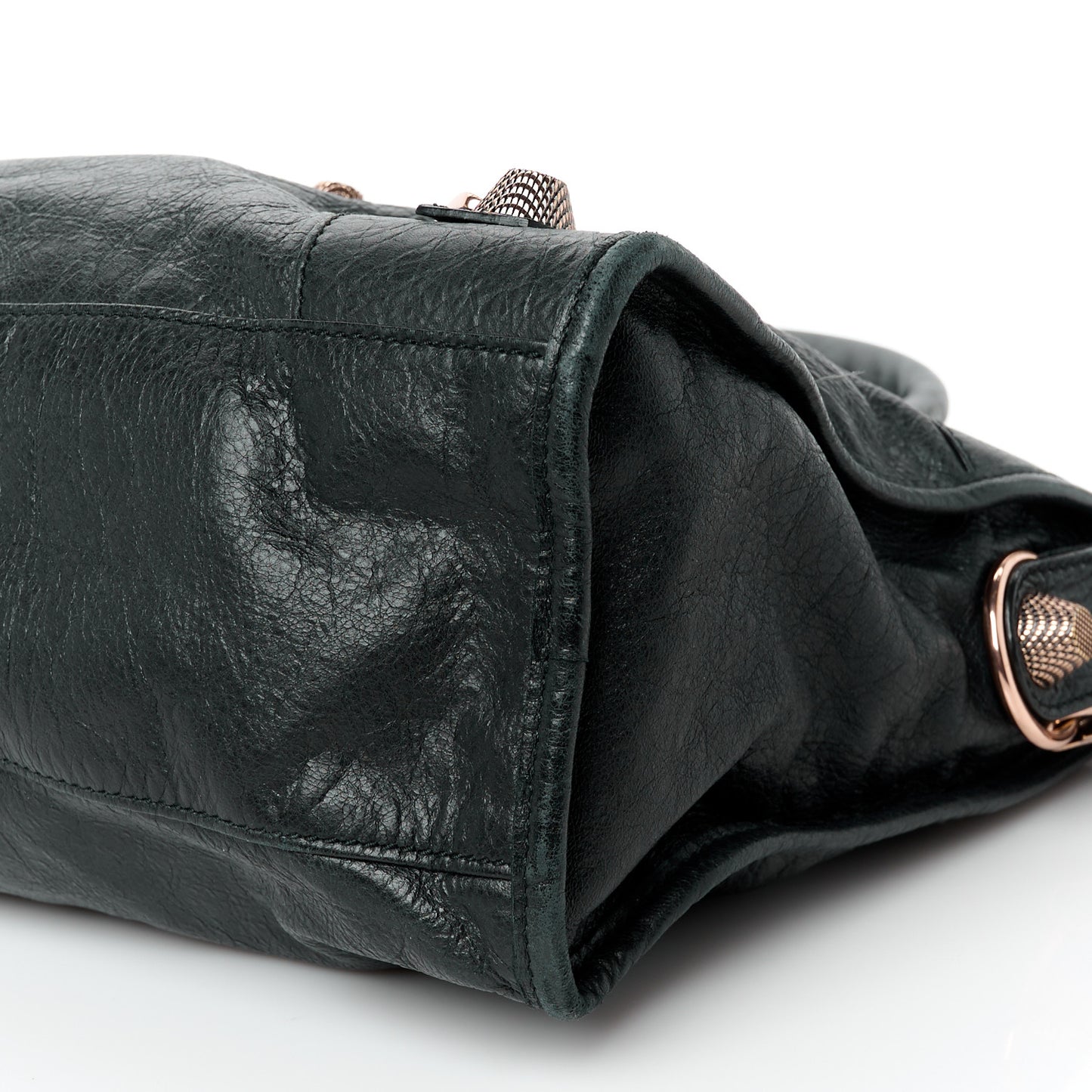 Agneau Giant 21 Rose Gold Hardware City Black