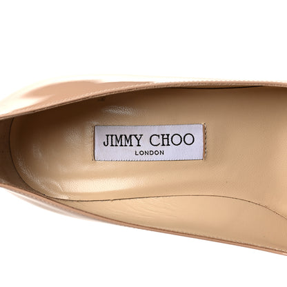 Jimmy Choo Patent Romy 60 Pumps 40 Nude 7 of 8