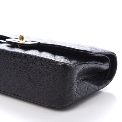 Chanel Caviar Quilted Medium Double Flap Black 9 of 10