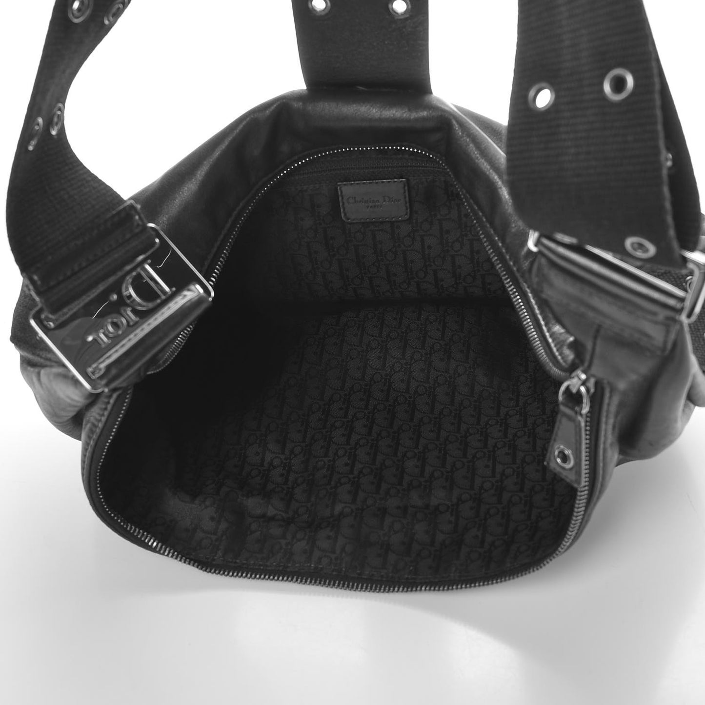 Calfskin Street Chic Hobo Black