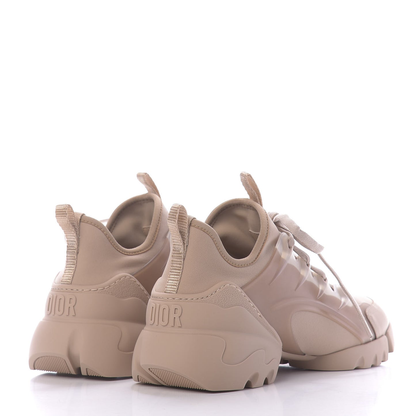 Neoprene Rubber Womens D-Connect Sneakers 37 Nude