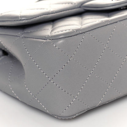 Chanel Lambskin Quilted Mini Rectangular Flap Grey 9 of 11