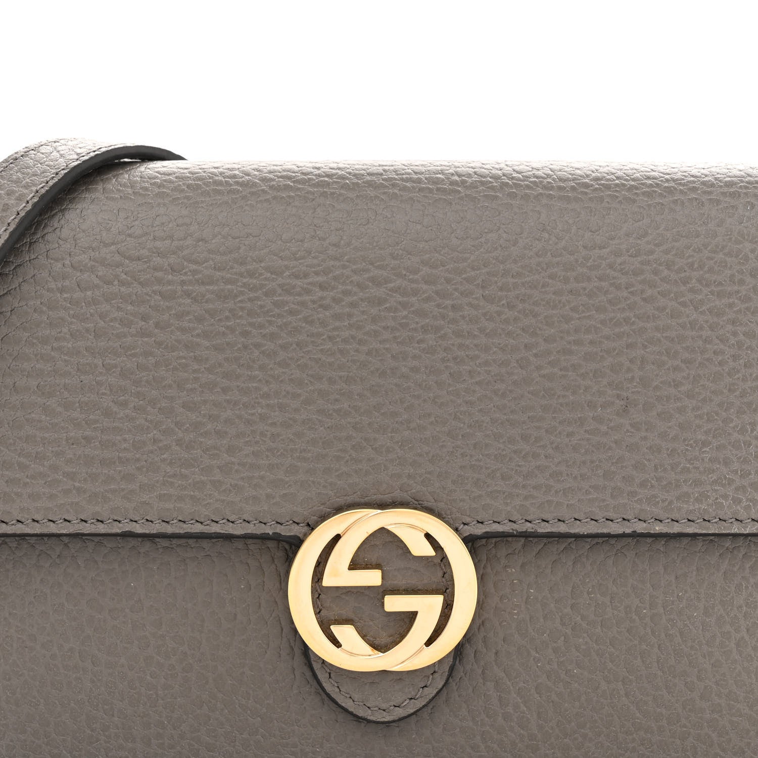 Gucci Dollar Calfskin Interlocking G Chain Wallet Loess 8 of 11