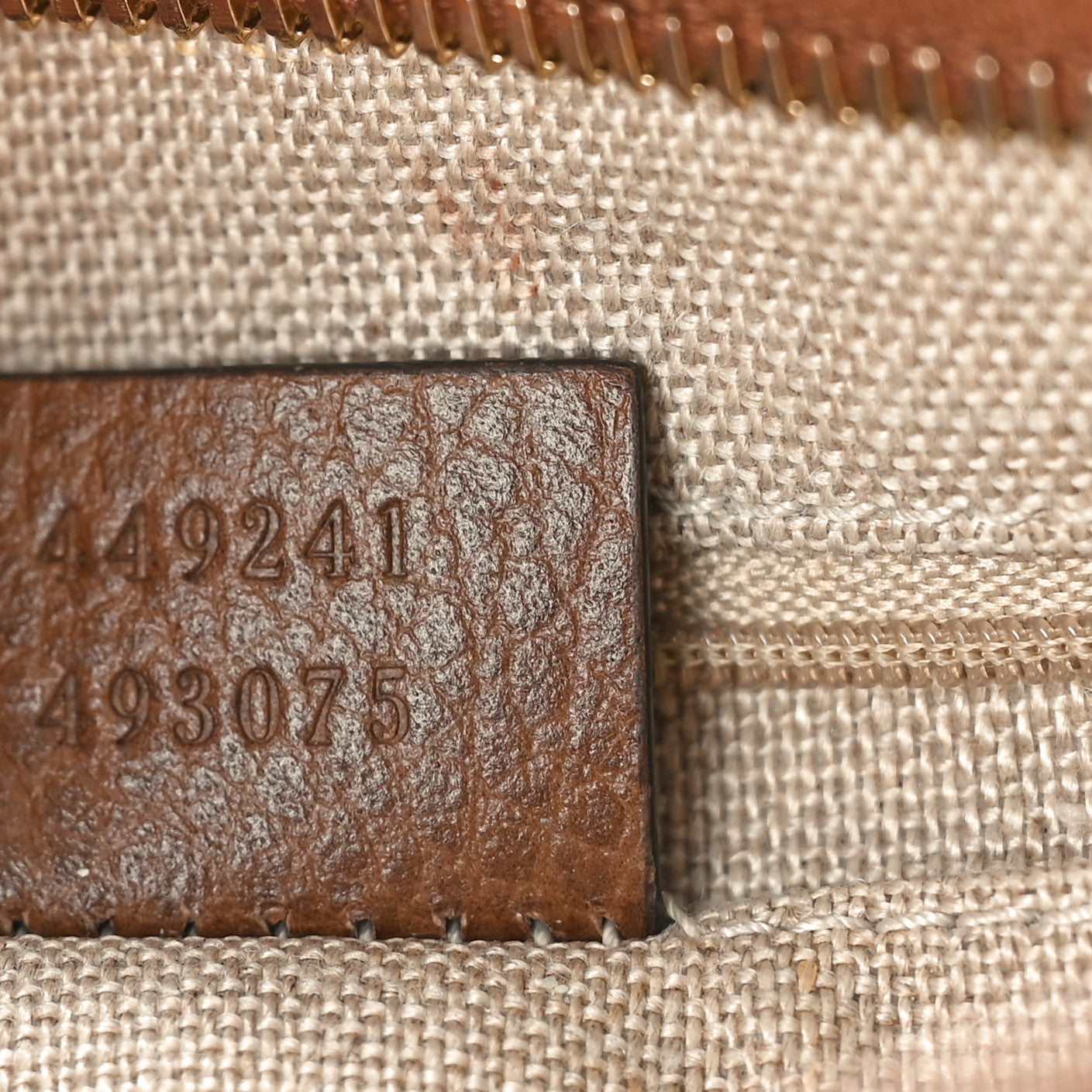 Monogram Small Bree Tote Beige Tabacco