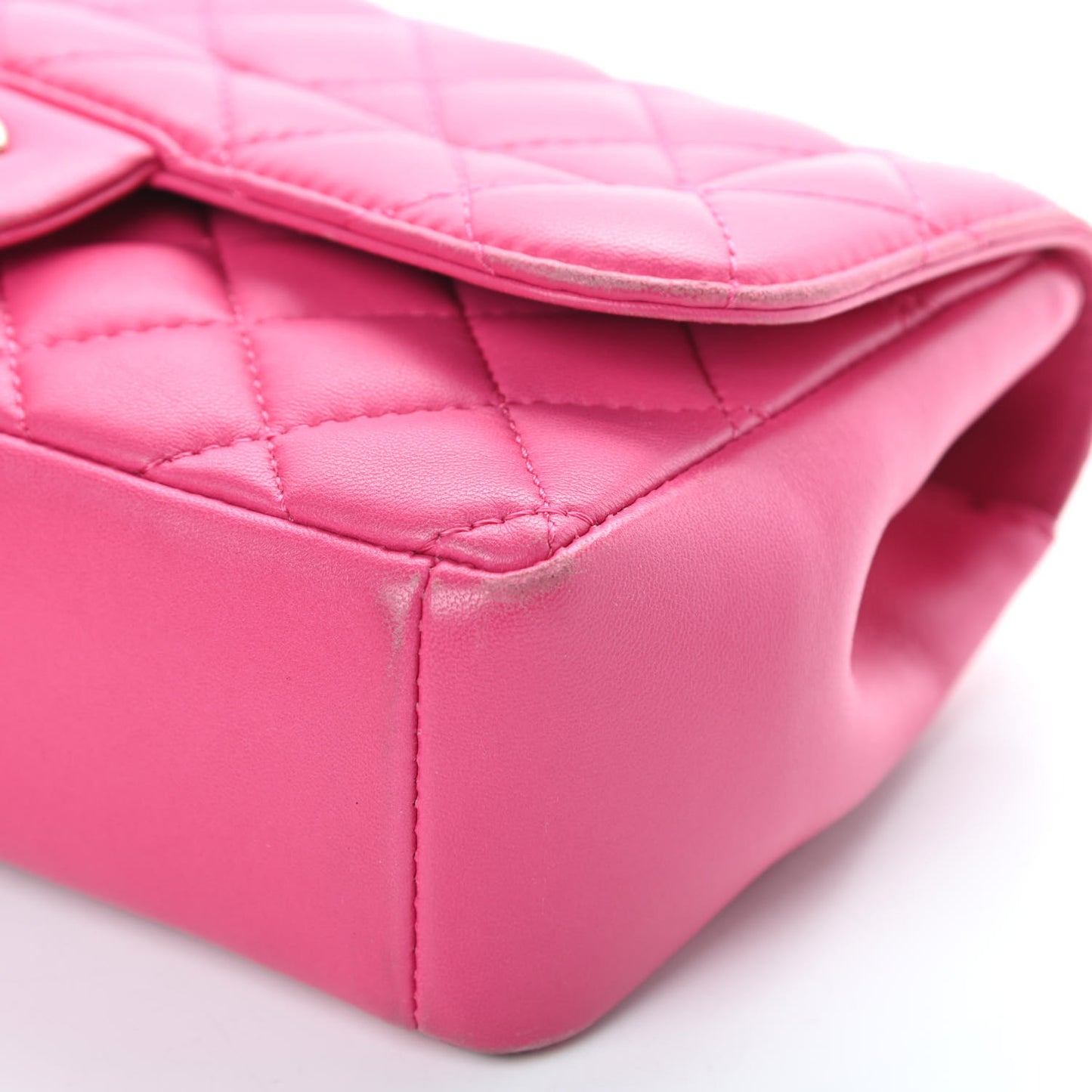Lambskin Quilted Mini Mademoiselle Chic Flap Pink