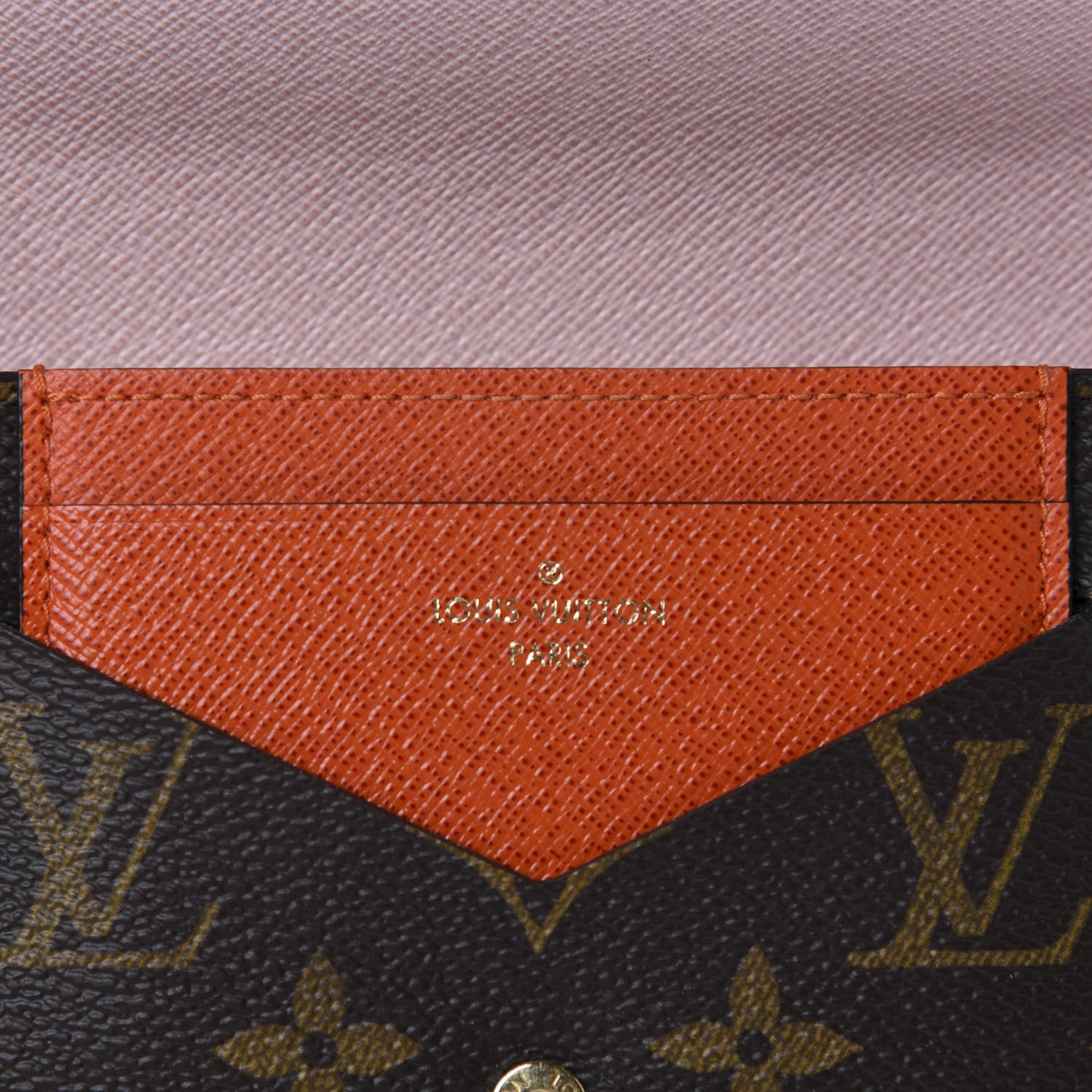 Monogram Jeanne Wallet Rose Ballerine