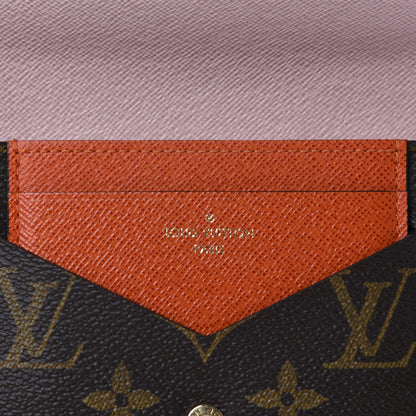Louis Vuitton Monogram Jeanne Wallet Rose Ballerine 9 of 11