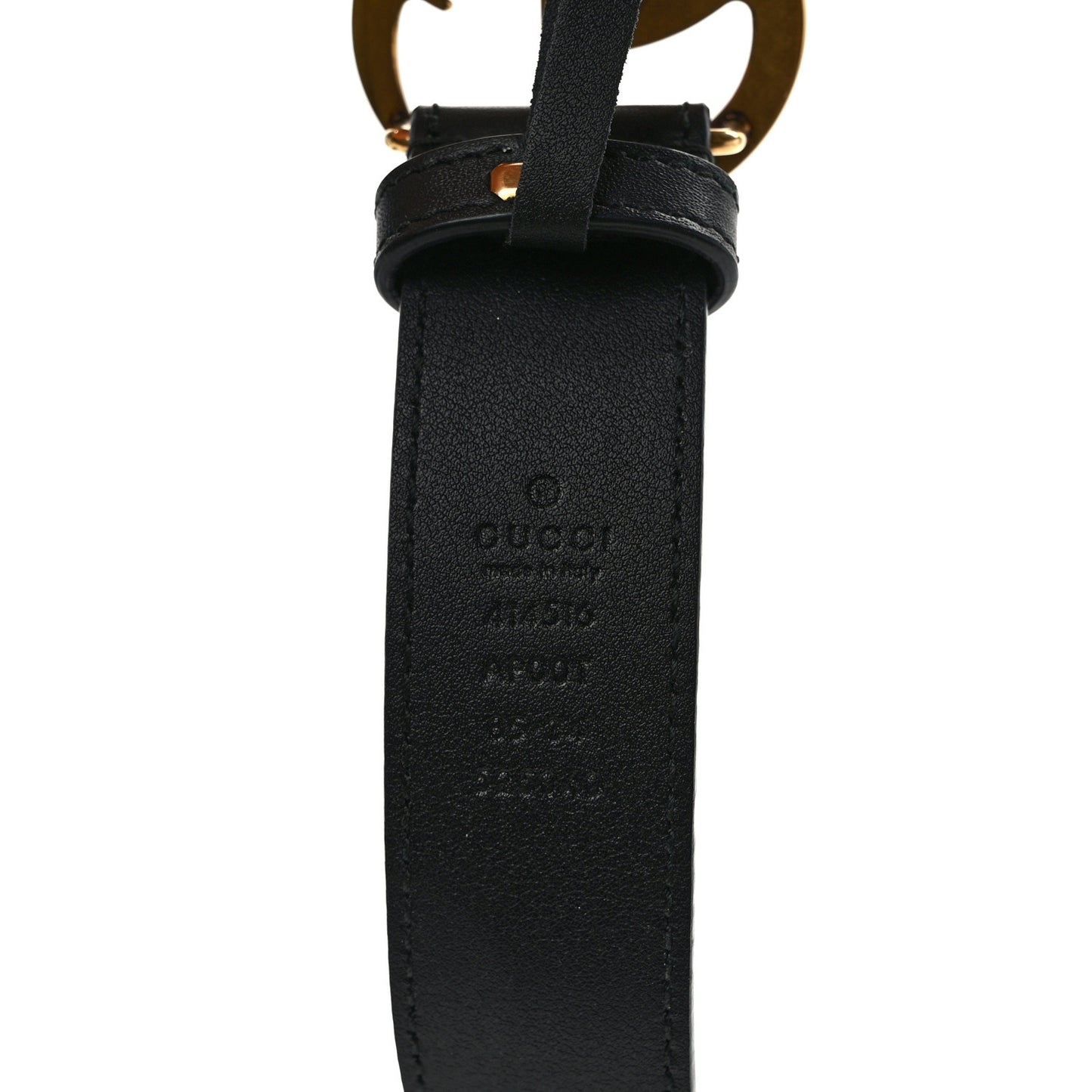 Calfskin Double G 30mm Belt 85 34 Black