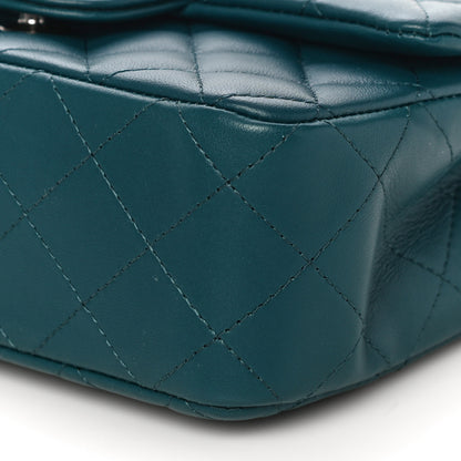 Chanel Lambskin Quilted Mini Rectangular Flap Dark Blue 10 of 11