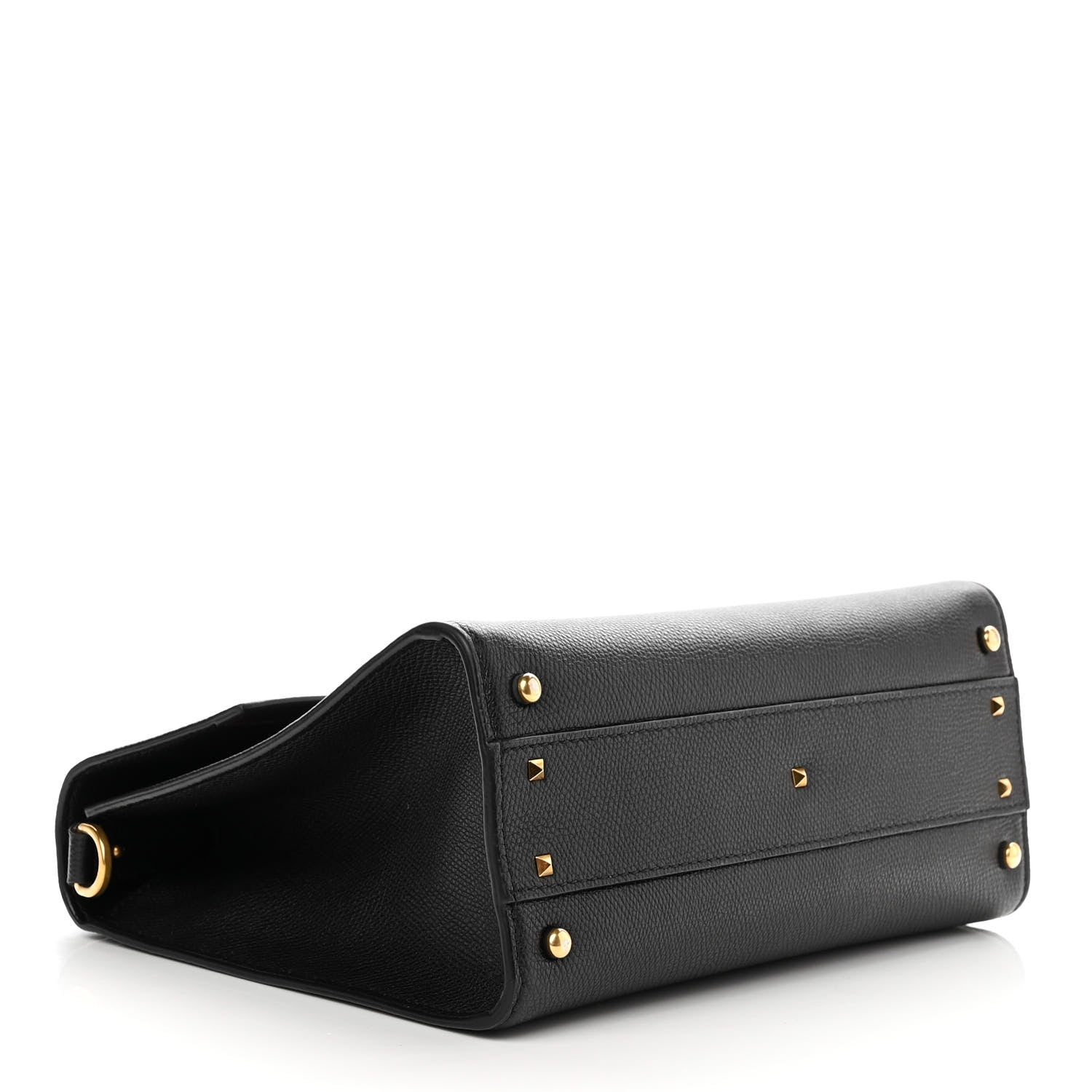 Valentino Garavani Grainy Calfskin Medium VSling Top Handle Bag Black 4 of 10