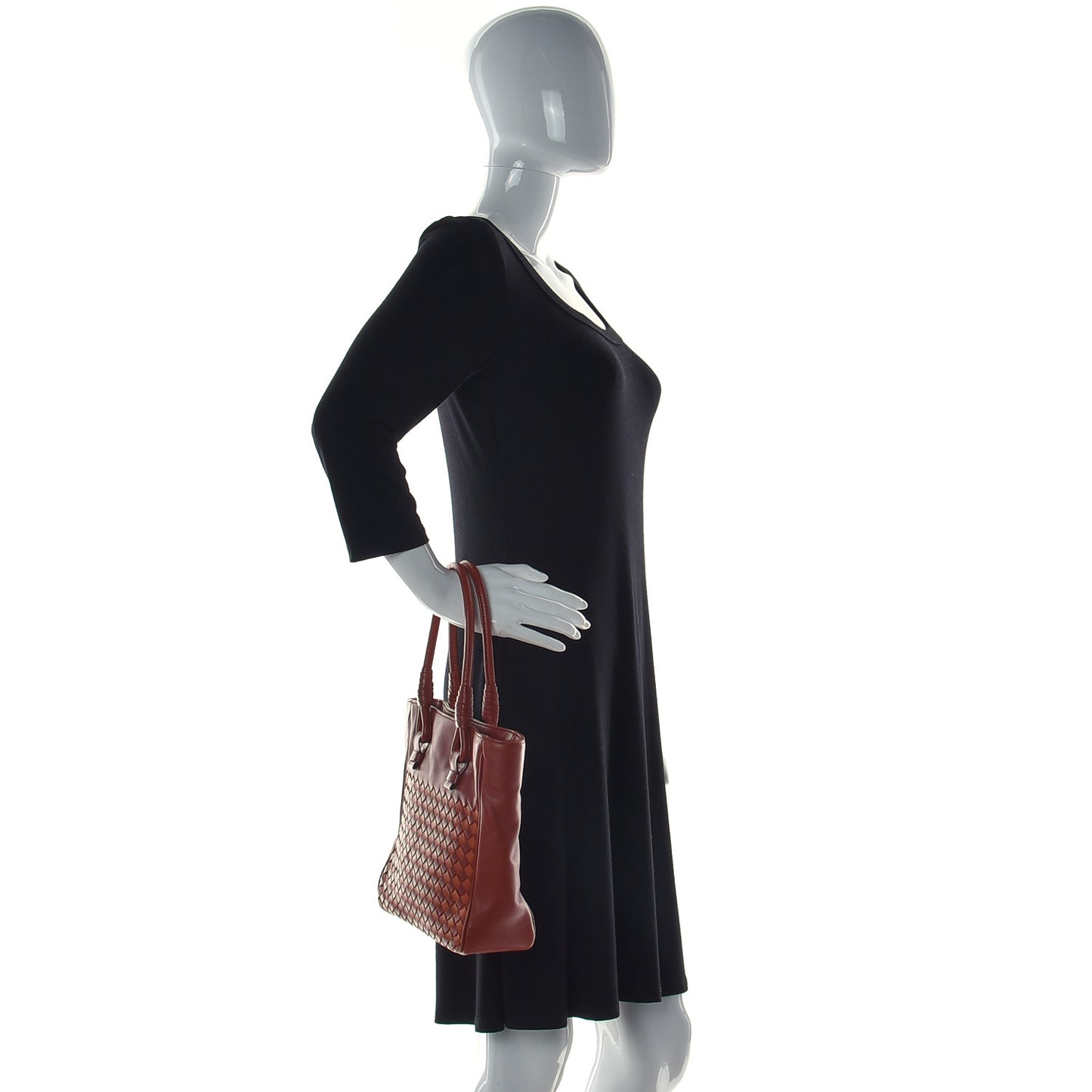 Nappa Intrecciato Bag Rust