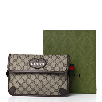 Gucci GG Supreme Monogram Neo Vintage Web Belt Bag Brown 12 of 12