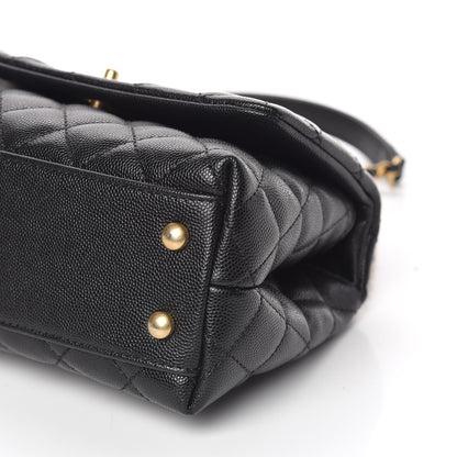 Chanel Caviar Quilted Mini Coco Handle Flap Black 9 of 14