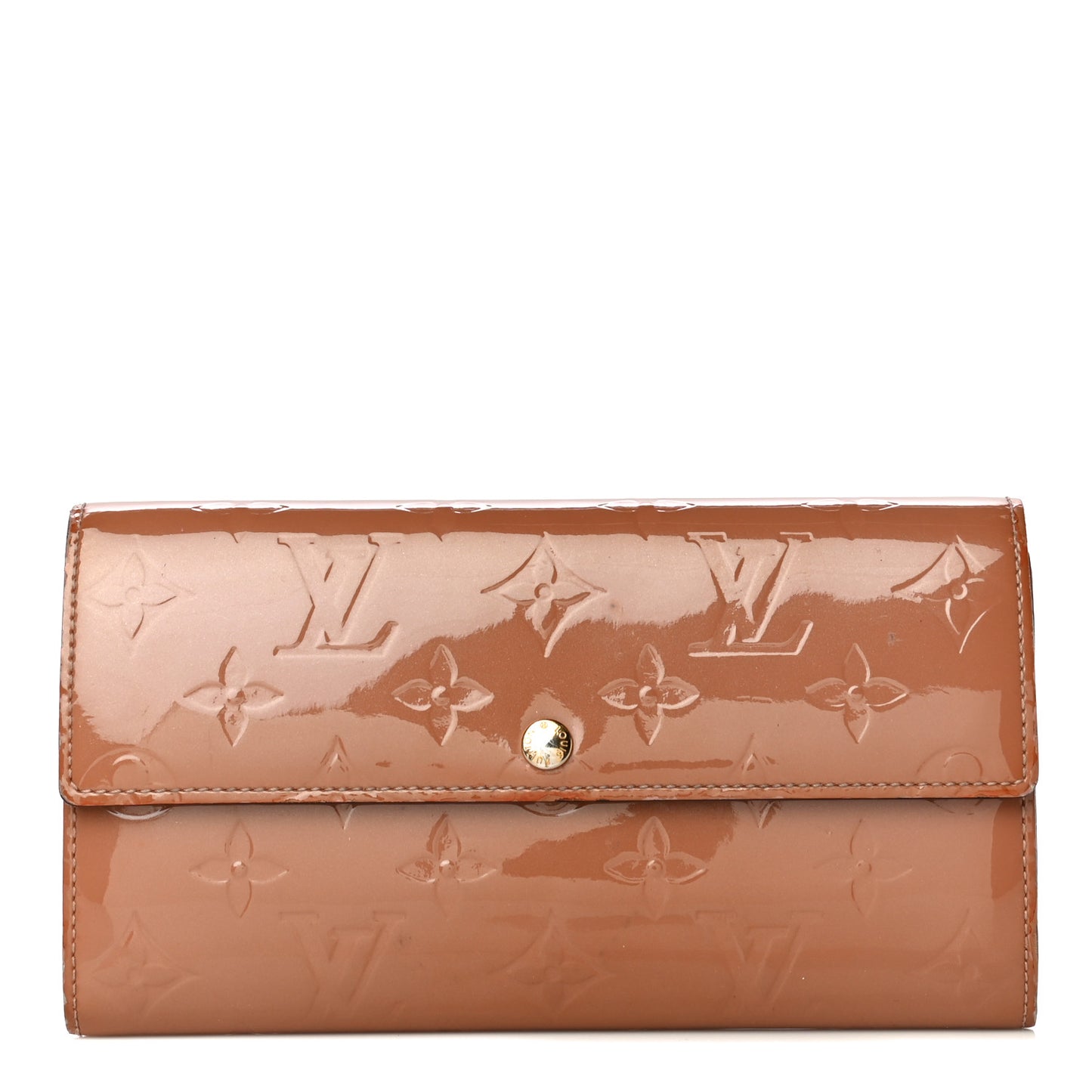 Vernis Sarah Wallet Rose Velours
