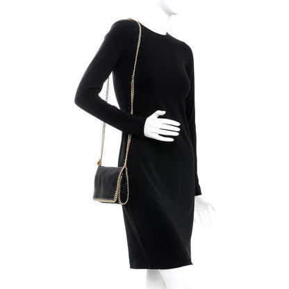 Stella McCartney Shaggy Deer Falabella Crossbody Bag Black 2 of 10