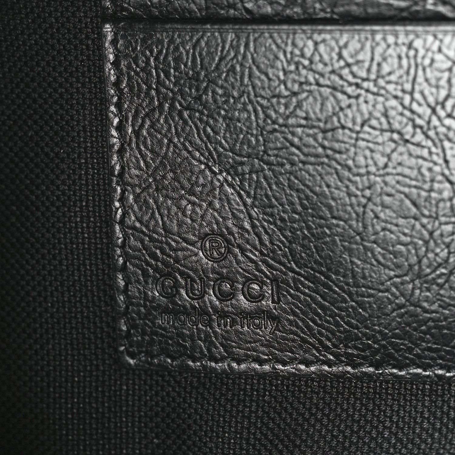 Gucci Fluffy Calfskin Morpheus Messenger Bag Black 7 of 12