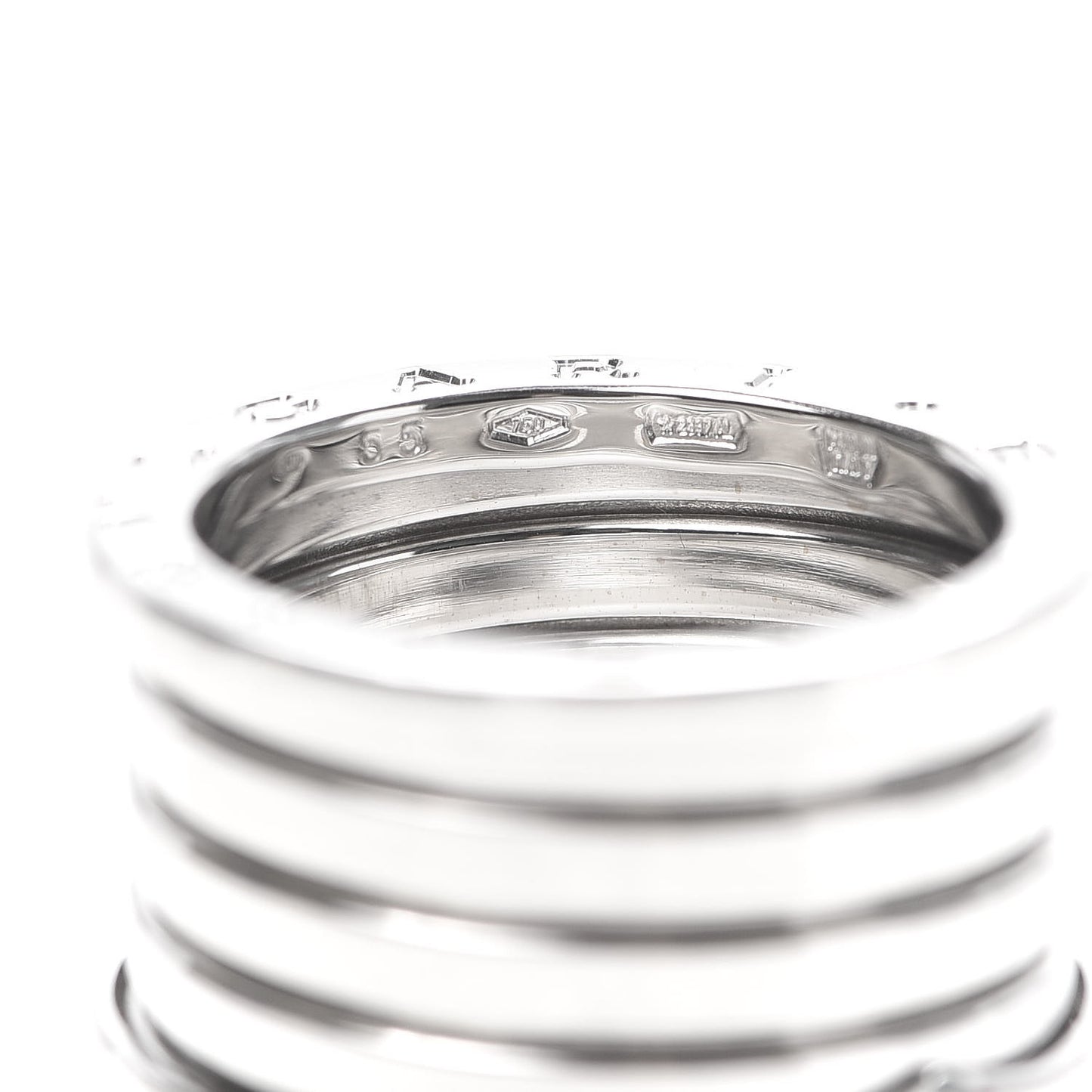 18K White Gold B.Zero1 Five-Band Ring 55 7.25