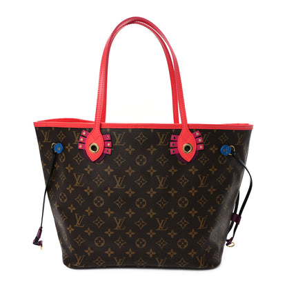Louis Vuitton Monogram Totem Neo Neverfull MM Flamingo 1 of 10