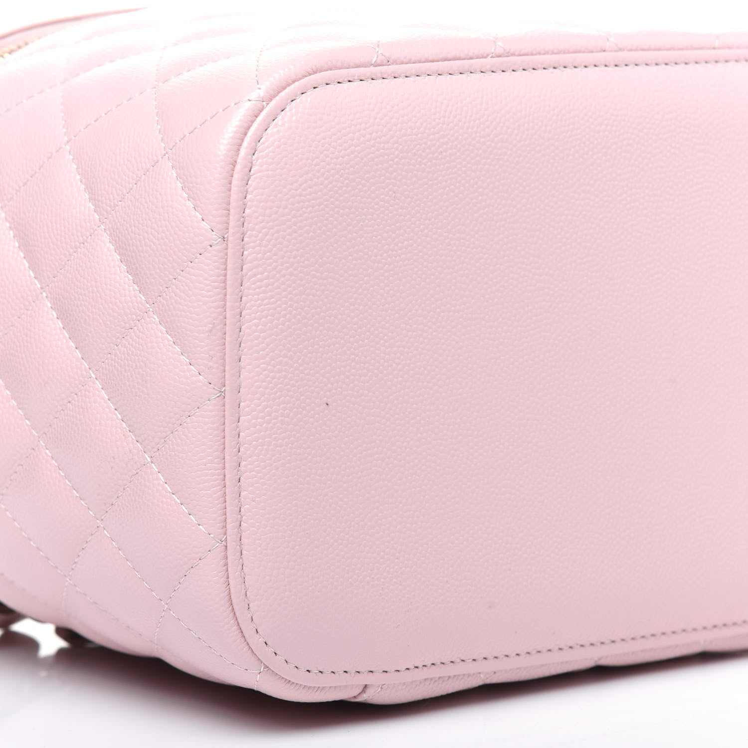 Chanel Caviar Quilted Large Vanity Pouch Light Pink 10 of 13