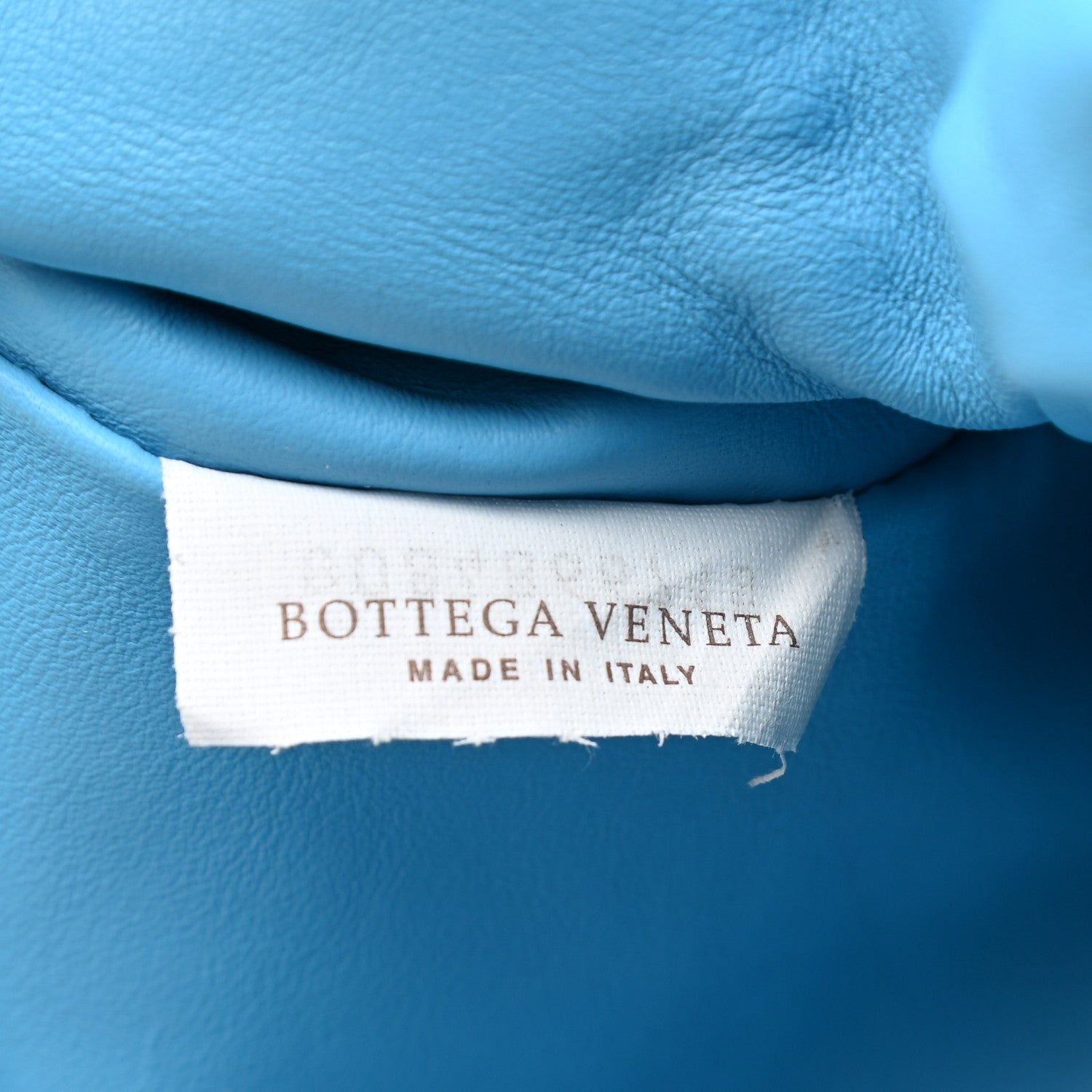 Bottega Veneta Smooth Butter Calf The Pouch Oversized Clutch Sky Blue 7 of 10