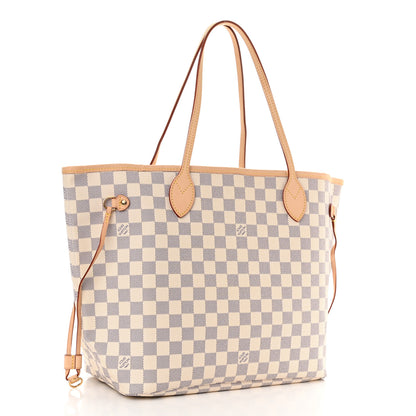 Louis Vuitton Damier Azur Neverfull MM 3 of 10