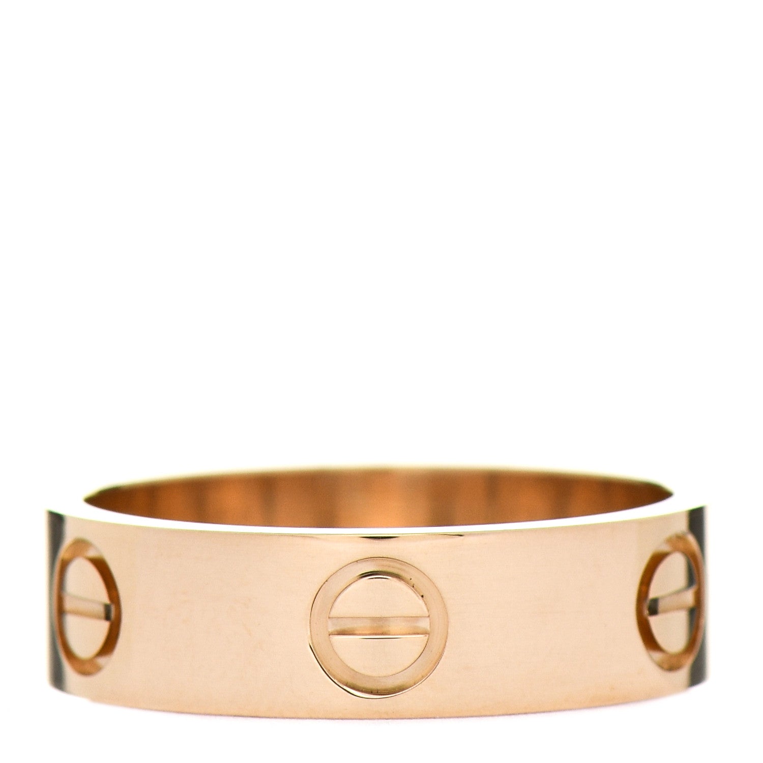Cartier 18K Yellow Gold 5.5mm LOVE Ring 55 7.25 3 of 5