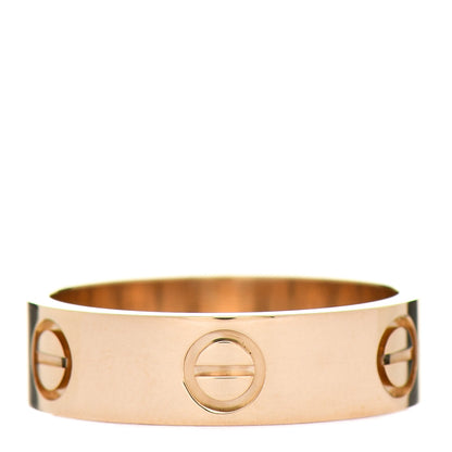 Cartier 18K Yellow Gold 5.5mm LOVE Ring 55 7.25 3 of 5