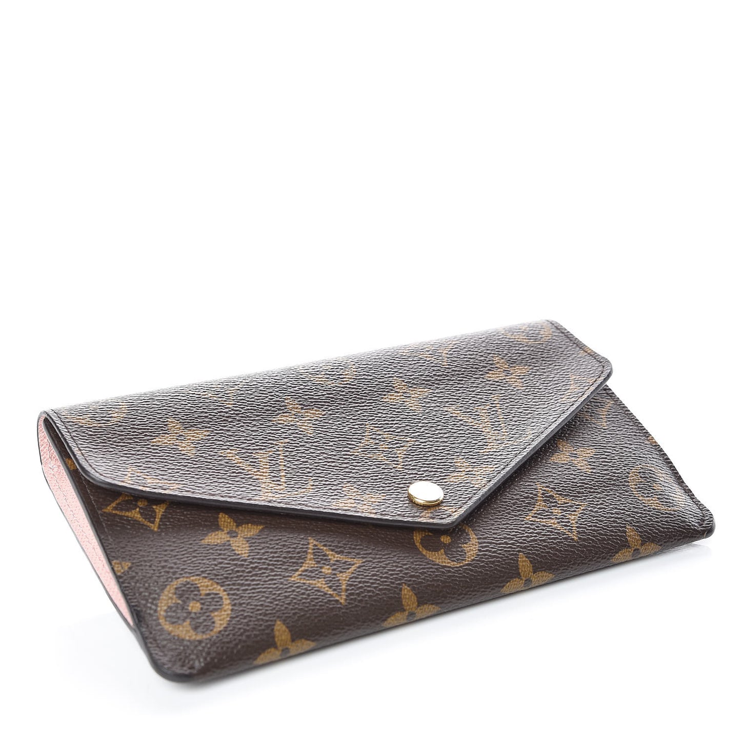 Monogram Jeanne Wallet Rose Ballerine