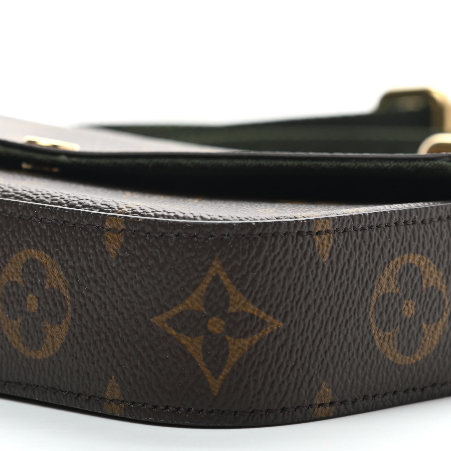 Monogram Felicie Strap & Go Kaki
