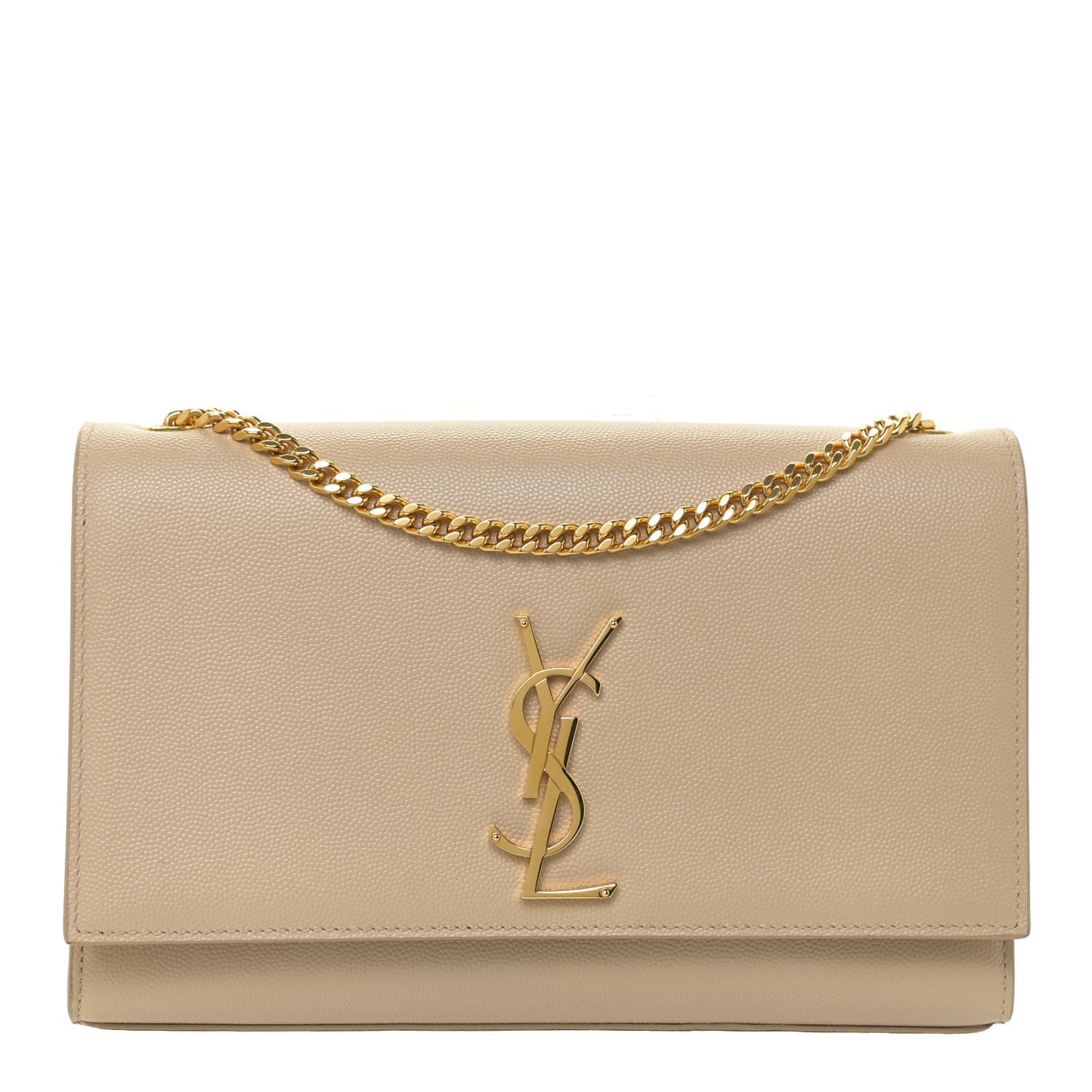 Grain De Poudre Medium Monogram Kate Satchel Nude Powder