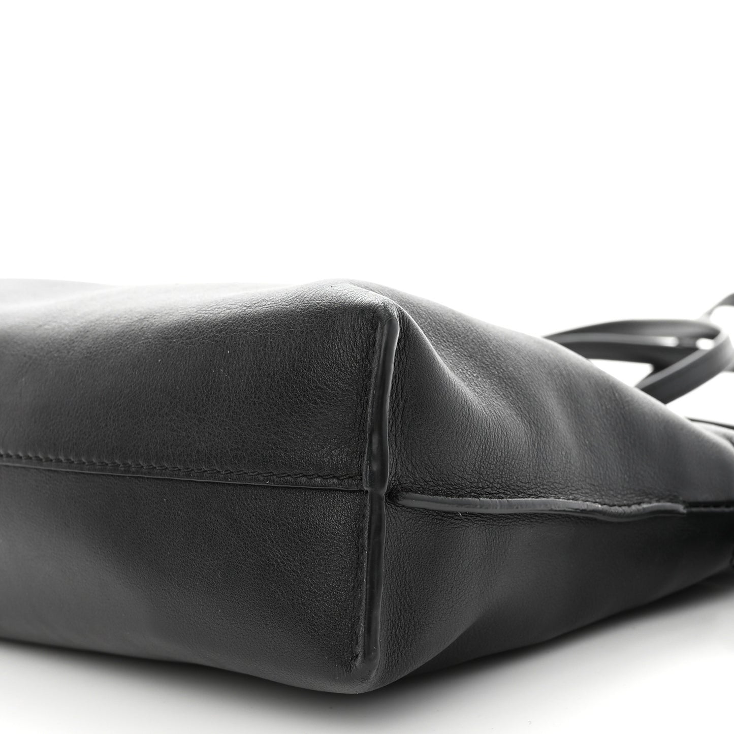 Calfskin Mini Flamenco Knot Clutch Black