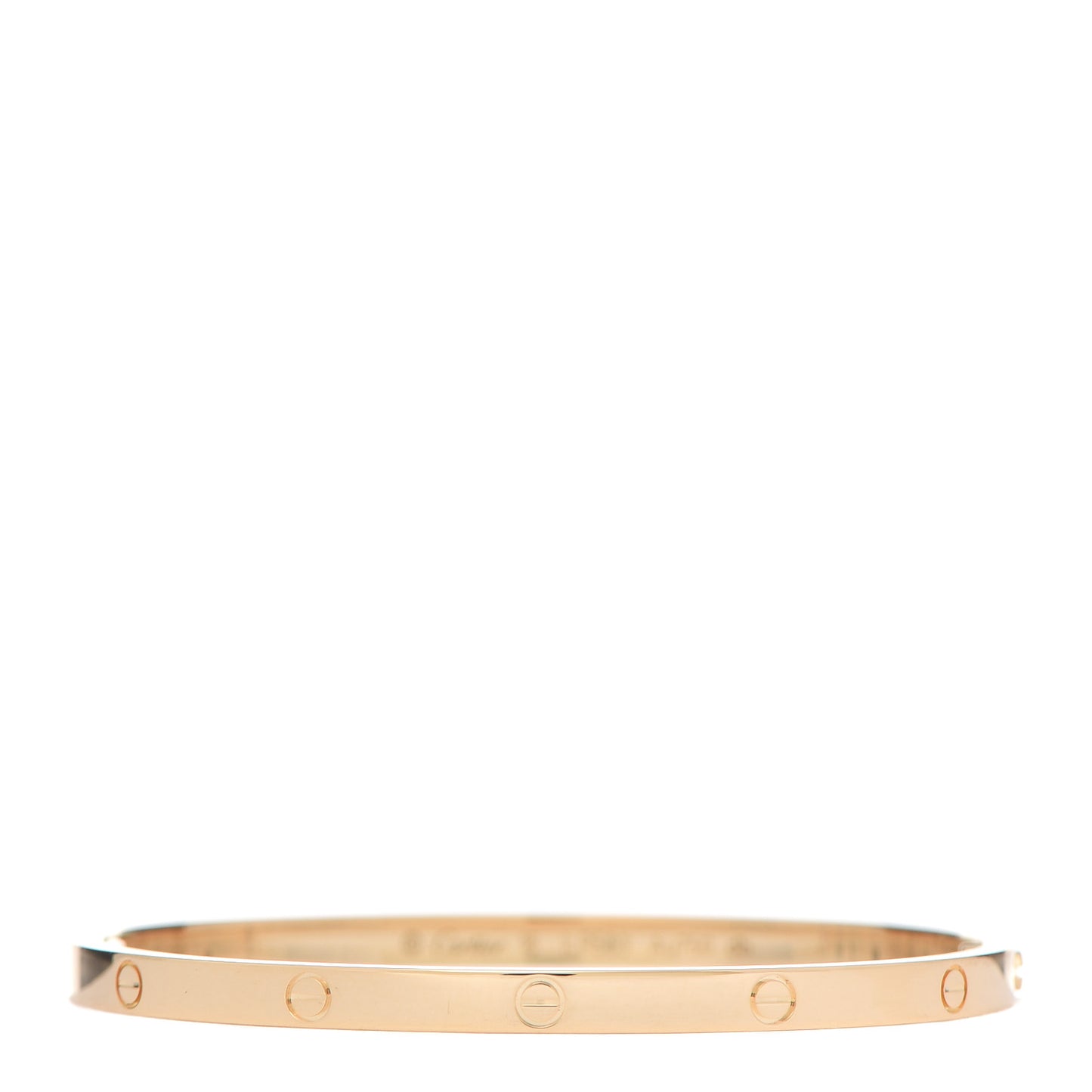18K Yellow Gold Small LOVE Bracelet 16
