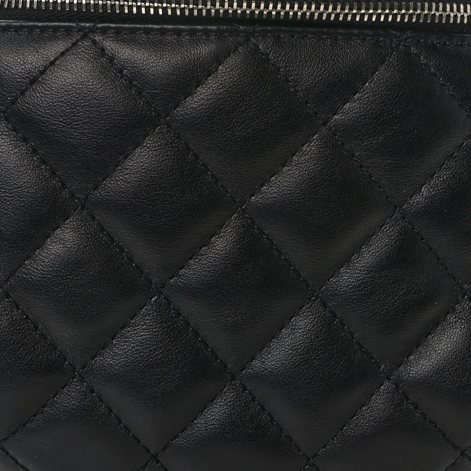 Chanel Calfskin Quilted Waist Belt Bag Black 8 of 11