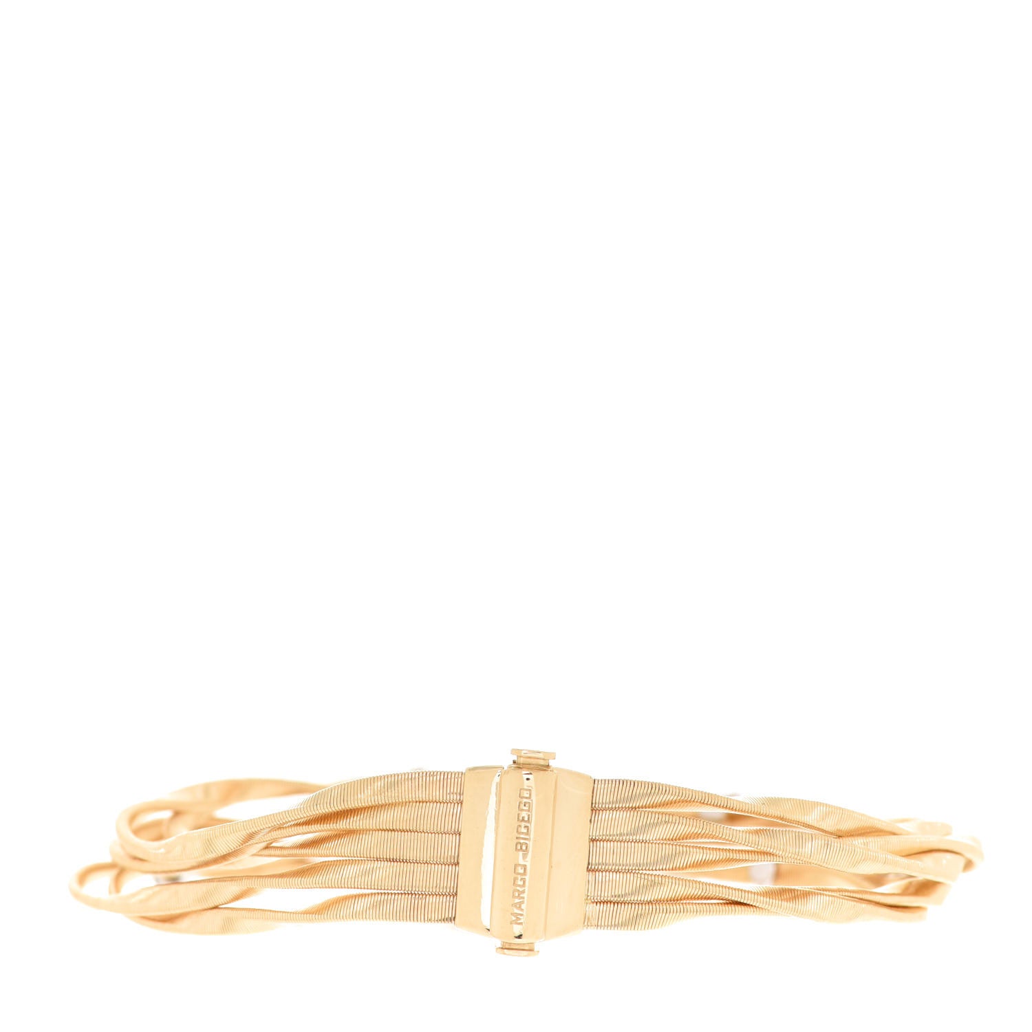 Marco Bicego 18K Yellow Gold Diamond Marrakech Five Strand Bracelet 3 of 4