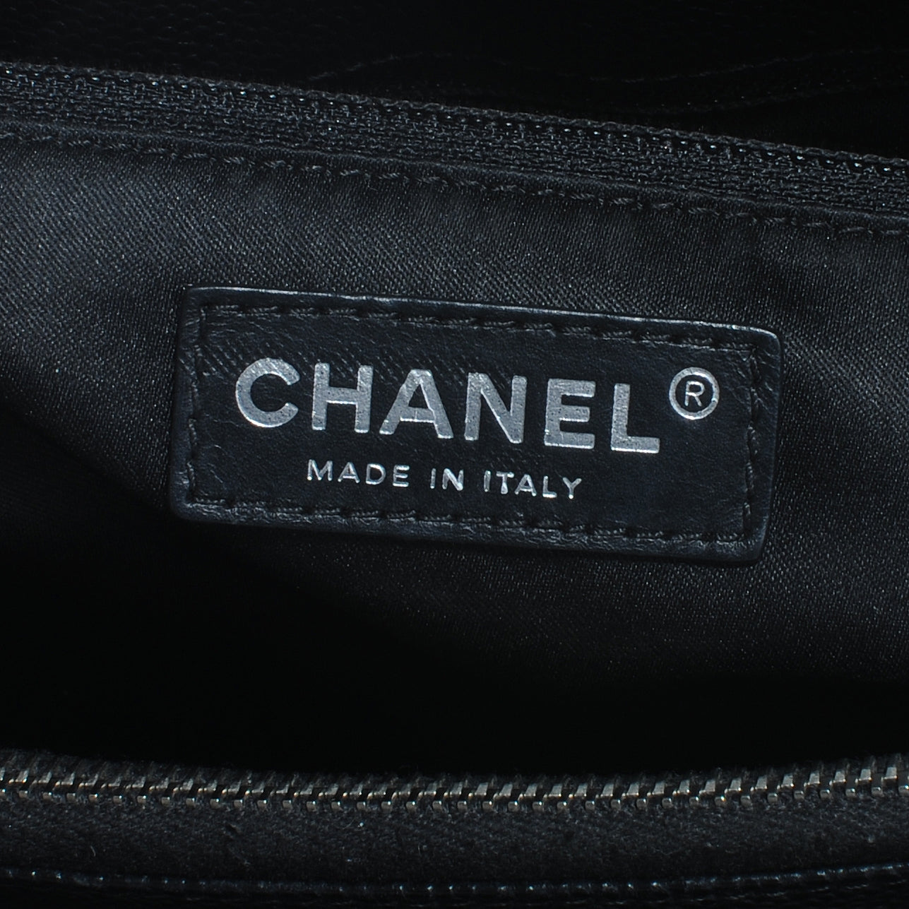 Chanel Caviar Grand Shopping Tote GST Black 6 of 7
