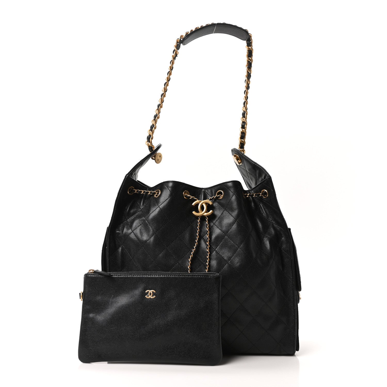 Chanel Caviar Quilted Medium Chanel 25 Handbag Black 3 of 11
