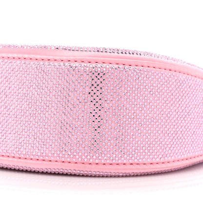 Alexander Wang Mesh Crystal Rhinestone Small Legacy Hobo Prism Pink 6 of 10