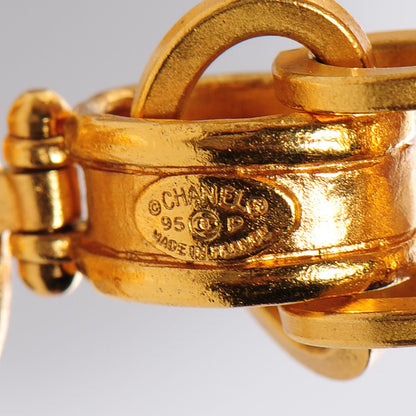 Chanel CC Pendant Chain Necklace Gold 3 of 4